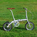 BYA412折叠车改装自行车 14寸铝合金小轮超轻组装整车全网独家款