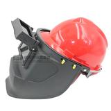 配帽式电焊面罩 带安全帽式  焊工面罩  防飞溅高空作业劳保防护