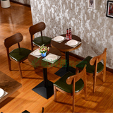 新品简约奶茶店桌椅组合 咖啡厅西餐厅桌椅 甜品店奶茶店桌椅组合