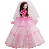 可儿娃娃中国公主新娘玩具大礼盒套装屋家婚纱 9083花样新娘普通