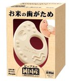 现货日本代购people纯大米制造婴儿固齿器磨牙玩具咬胶牙胶无添加