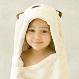 韩国进口直送 可爱动物造型儿童浴巾/婴儿新生儿吸水带帽毯子