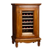 堡丽斯美式实木恒温红酒柜压缩机葡萄酒柜可定制家用小款送货入户