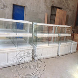 常温面包中岛展示柜蛋糕柜展示柜面包玻璃货架面包边柜弧形面包柜