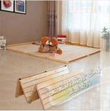 实木板床单人实木床 简易折叠床 榻榻米平板床加厚1.7cm铺板特价