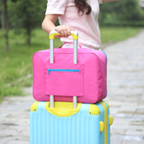 韩版加大可套皮箱旅行收纳袋衣物整理包 出差短途小行李袋可爱女