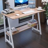 电脑桌 台式家用简约钢木办公桌简易书桌环保创意 简易写字台