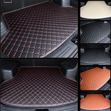 2016款北京现代伊兰特汽车专用红黑个性后备箱垫 尾箱垫 尾仓垫子