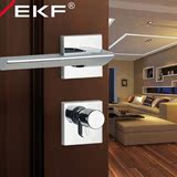 德国EKF门锁室内卧室实木房门锁现代时尚金地分体门锁锁具