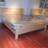 芬兰进口松木床 全松木床  1.2米 1.5米  1.8米 实体店  可调高