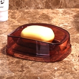 日本创意肥皂盒浴室洗脸皂盒双层沥水手工皂盒透明皂盒大号香皂盒