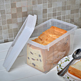 日本进口正品 SANADA面包盒保鲜盒冰箱食物收纳盒食品储存盒