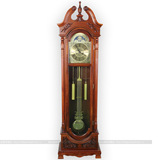 欧式落地钟表实木座钟机械打点钟报时钟复古罗马机械表客厅老爷钟