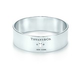 香港正品代购Tiffany女款手镯 蒂芙尼锁镶钻石纯银宽手镯女士手镯