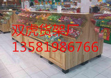 超市实木干果货架糖果架炒货货架杂粮柜端头特产店货架展示架