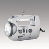 厂家包邮 手摇发电应急灯收音机手机充电器 LED电筒台灯收音机