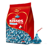 kisses好时之吻曲奇奶香白巧克力整袋装1000g 结婚庆喜糖果