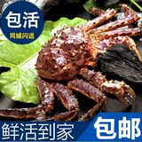 【全国包活】野生深海螃蟹 鲜活海鲜 阿拉斯加帝王蟹1500-1600克