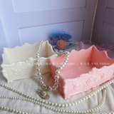 日本大创DAISO复古安娜苏风格宫廷式玫瑰少女蔷薇公主化妆收纳盒