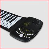 可充电手卷钢琴88键专业版模拟键盘加厚MIDI练习便携式61键电子琴