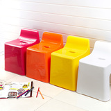 糖果色日式洗澡凳 时尚创意小凳子 浴室防滑椅 加厚型塑料凳子