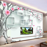 电视背景墙3D立体墙纸环保大型壁画欧式4D无缝影视墙布