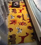 长颈鹿卡通欧美风地毯客厅卧室床边毯宝宝儿童房爬行垫地毯