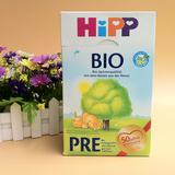 德国直购喜宝天然有机pre段奶粉 hipp0-6月婴儿奶粉母乳配方600g