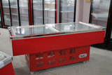 海鲜柜1.8米卧式冰柜冷藏冷冻展示柜熟食柜商用玻璃点菜柜保鲜柜