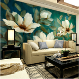 大型3d欧式壁画 美式客厅电视背景墙壁纸  无纺布墙纸定制