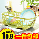 7848 厨房塑料碗碟架沥水架置物架碗柜碗筷架子收纳盒水槽沥碗架