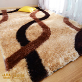 超柔韩国丝田园图案地毯卧室客厅地毯定做茶几垫房间床边地毯