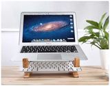 创意木质笔记本支架 桌面电脑增高托架 多功能散热架保护颈椎架子