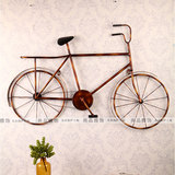 复古工业风铁艺墙壁挂饰欧美式乡村自行车单车模型餐厅墙面装饰品