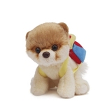 「韩国代购」我是俊介SHUNSUKE秋田幼犬背包造型小玩偶公仔 15cm