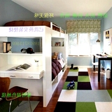 混色方块地毯pvc50X50办公室拼接地毯棋牌室客厅卧室台球室宾馆厚