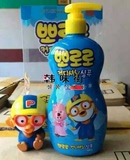 代发韩国PORORO/小企鹅儿童 宝露露 带水枪玩具洗发水400ML 蓝瓶
