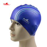英发纯硅胶男女通用颗粒防水游泳帽业余训练用泳帽