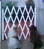 简易安装 宠物隔离门 木栅栏 围栏 狗用推拉门 木门 狗狗栅栏护栏