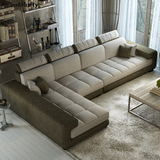 KAMA&RORTY北欧小户型布艺沙发客厅家具简约可拆洗转角沙发组合