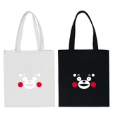 熊本熊周边韩国可爱单肩包女包熊本熊帆布袋学生装书手提袋购物袋