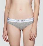 CK专柜正品代购 新品女士全棉白边LOGO低腰三角内裤F3787现货