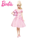 Barbie芭比娃娃公主可爱女生珍藏版粉色祝福儿童生日礼物时尚玩具