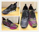 龍龍香港正品代購ASH 16春夏 DOMINO CAMO迷彩網型系帶內增高女鞋