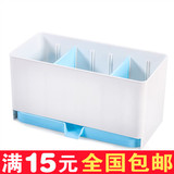 厨房双重隔板沥水收纳盒餐具架水池边筷子勺子笼滴水置物架带托盘
