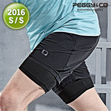 羽毛球裤男短裤  2016新款夏季运动五分裤黑色速干服  韩国佩极酷