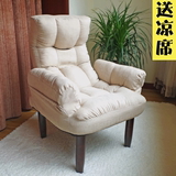 日式懒人沙发单人布艺休闲榻榻米良品电脑电视椅阳台孕妇老人座椅