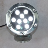 LED水底灯水下灯水池灯喷泉灯鱼池灯水下射灯3W6W9W12W防水户外灯