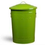 室外户外果皮箱环保小区环卫大号64L圆形有盖工业用分类垃圾桶彩