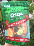 现货澳洲代购Veggie Crisps 6种蔬菜干90g 非油炸 辣味